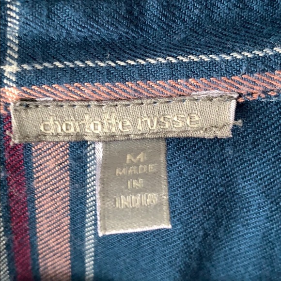 Open Back Flannel - Picture 3 of 3